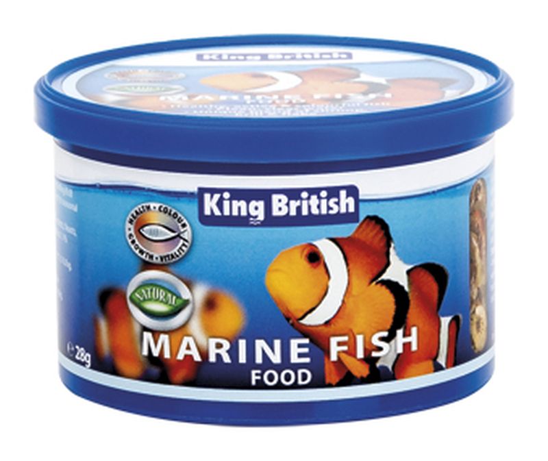 King British Marine Fish Food Flakes 28g